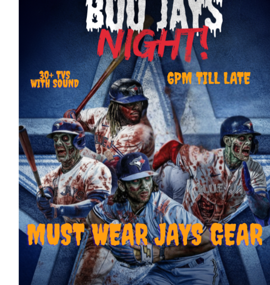 Boo Jays Halloween Night ( Must Wear Jays)